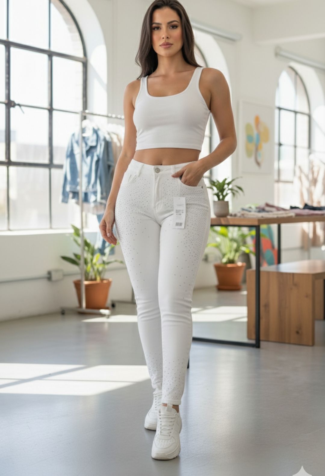 🔥⚡JEANS MOLDEADORES BRILLANTFITH 💃AJUSTE PERFECTO BRILLO IMPACTANTE👌