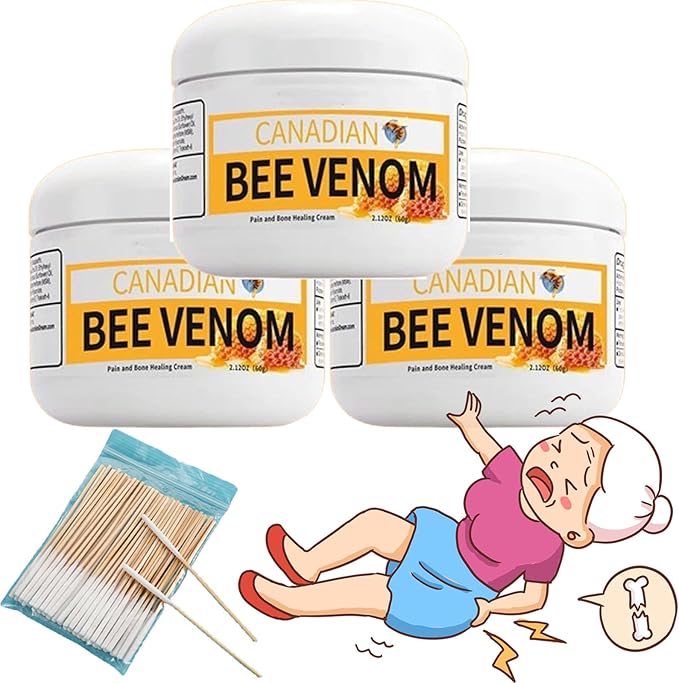 💯✅Crema curativa para el dolor y los huesos con veneno de abeja 🐝canadiense🌟🤯