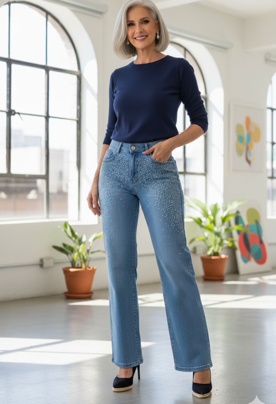 🔥⚡JEANS MOLDEADORES BRILLANTFITH 💃AJUSTE PERFECTO BRILLO IMPACTANTE👌