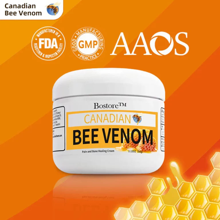 💯✅Crema curativa para el dolor y los huesos con veneno de abeja 🐝canadiense🌟🤯