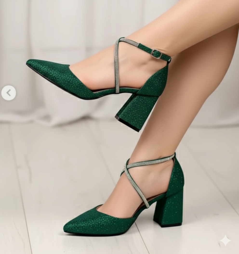 🤩OFERTA DE ZAPATO PARA MUJER EMMA TACON GRUESO🔥✅