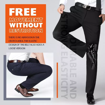 🔝🔥PANTALONES CLASICOS DE ALTA ELASTICIDAD PARA HOMBRE🤩