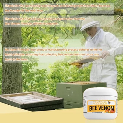 💯✅Crema curativa para el dolor y los huesos con veneno de abeja 🐝canadiense🌟🤯
