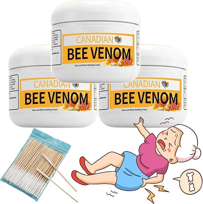 💯✅Crema curativa para el dolor y los huesos con veneno de abeja 🐝canadiense🌟🤯