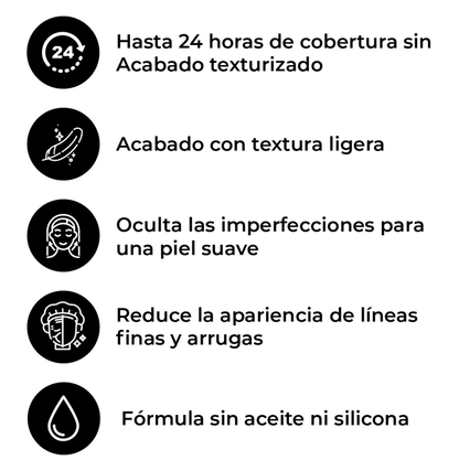 👉🤩BASE PHOERA MATTE ALTA COBERTURA PARA TODO TIPO DE PIEL💫🔥