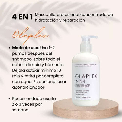 🎀🌿💦OLAPLEX 4 EN 1 MASCARILLA HIDRATANTE😍🧆🎀