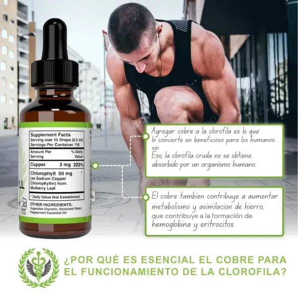 🌿🤩CLOROFILIA LIQUIDA 💚Limpia, Refresca y Revitaliza Tu Cuerpo Desde Adentro en Solo Unos Minutos al Día🤯🍃