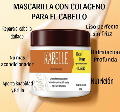 💁‍♀️💫 COLAGENO REPARACION DE CABELLO KARELLE💫🌺
