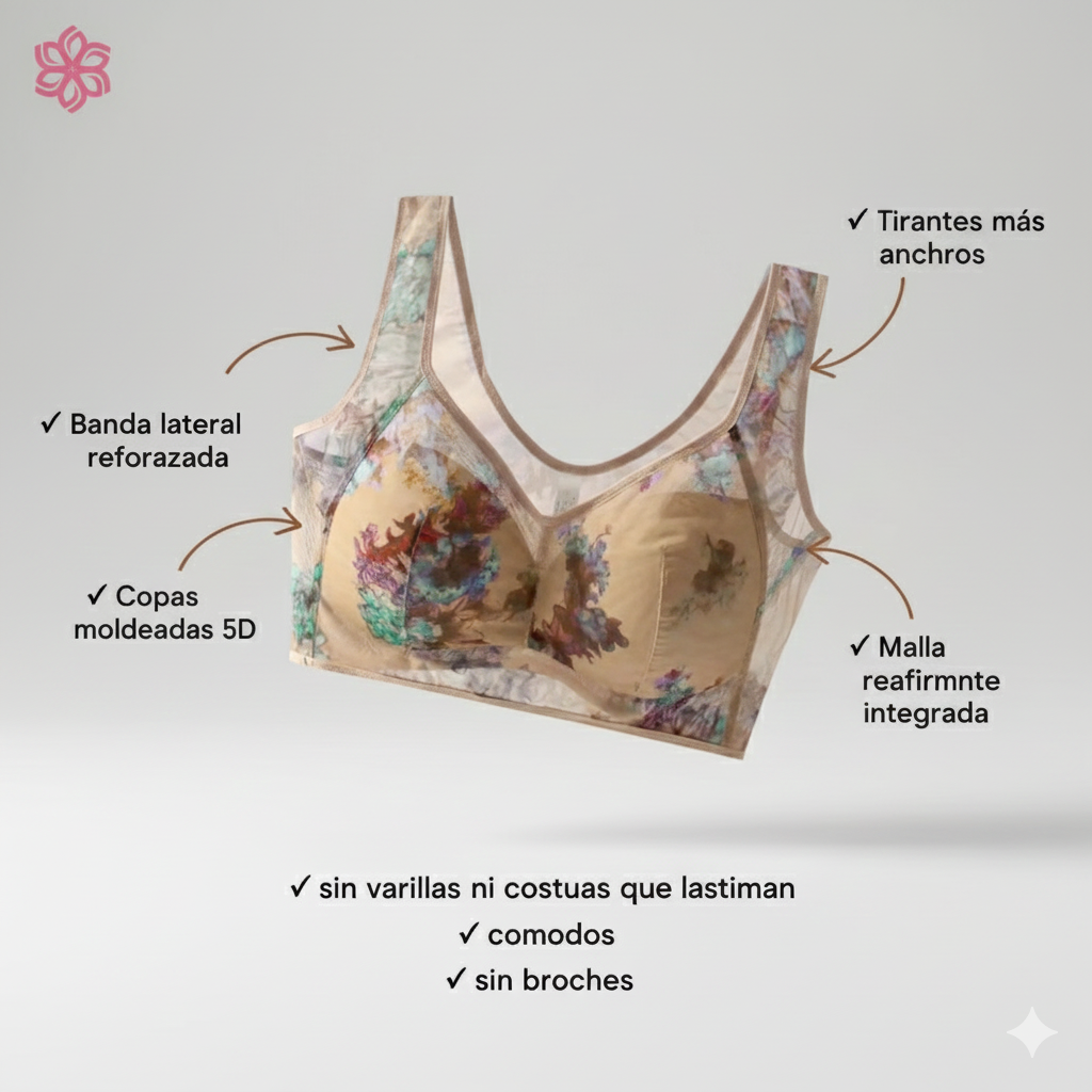 🔥 OFERTA – SOSTÉN VERONA SIN VARILLAS🧊 ✨ CÓMODO, LIGERO Y CON DESCUENTO👙