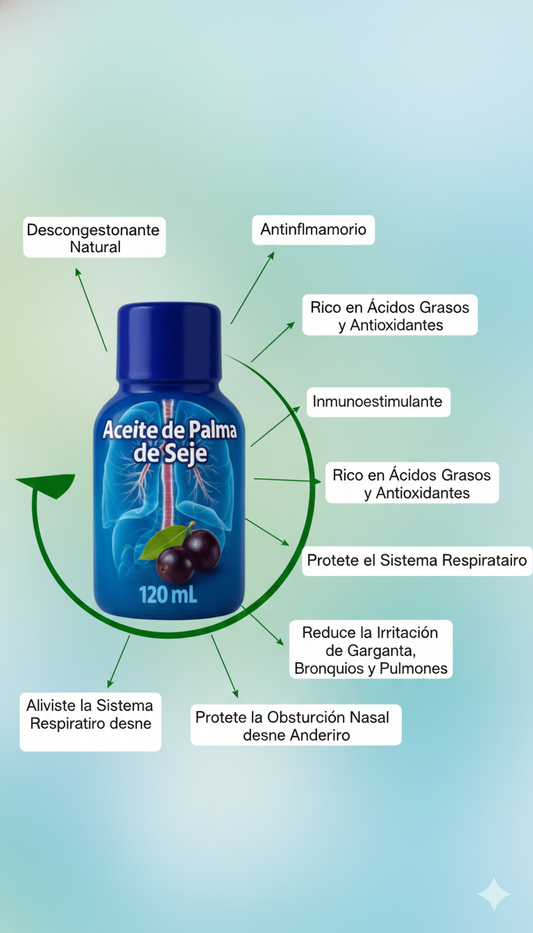 🕺🥰TU BIENESTAR ES PRIMERO💫 CON ACEITE DE PALMA DE SEJE MEJORA TU RESPIRACION✅⚡