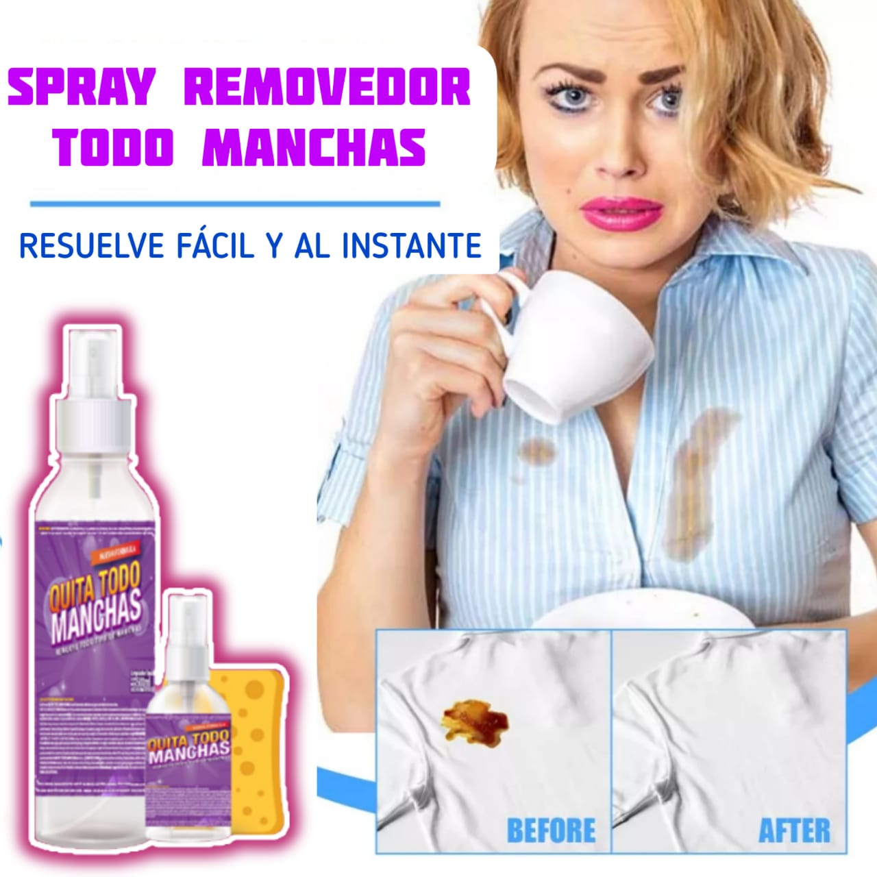 🌀ELIMINADOR DE OXIDO Y GRASA 🌟QUITA TODO MANCHAS🌟