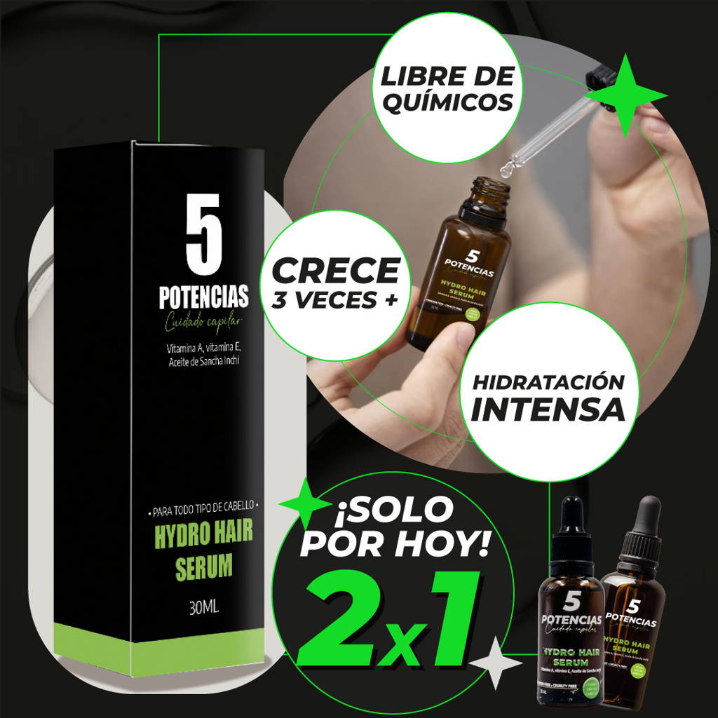 💯SERUM CAPILAR ⭐⭐⭐⭐⭐5 POTENCIAS🤩