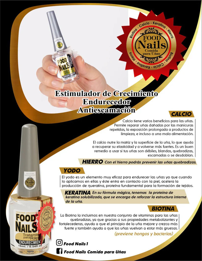 Nutrición Para Uñas Fuertes y Saludables ⭐⭐⭐⭐⭐ FOOD NAILS