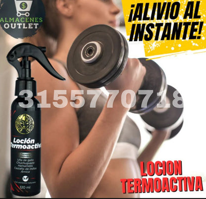 🔥🔥Loción Termoactiva 🤩 Alivia musculares y articulares 🍃🔥🔥