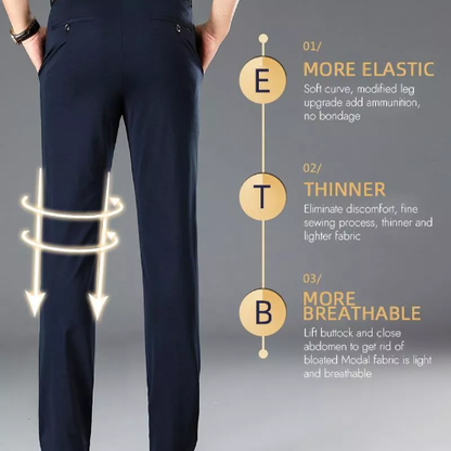 🔝🔥PANTALONES CLASICOS DE ALTA ELASTICIDAD PARA HOMBRE🤩