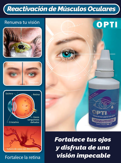 🤯🔥😎Dile Adiós A La visión Borrosa: 👀Fortalece Tus Ojos Con OPTIVIS🤯🔥😍