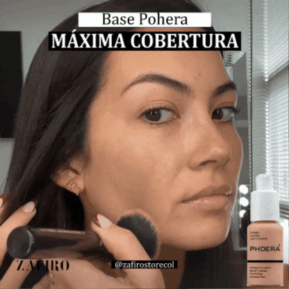 👉🤩BASE PHOERA MATTE ALTA COBERTURA PARA TODO TIPO DE PIEL💫🔥